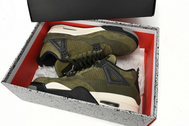 One Kick Craft FB9927-200 Jordan Medium 4 Olive Air 0713